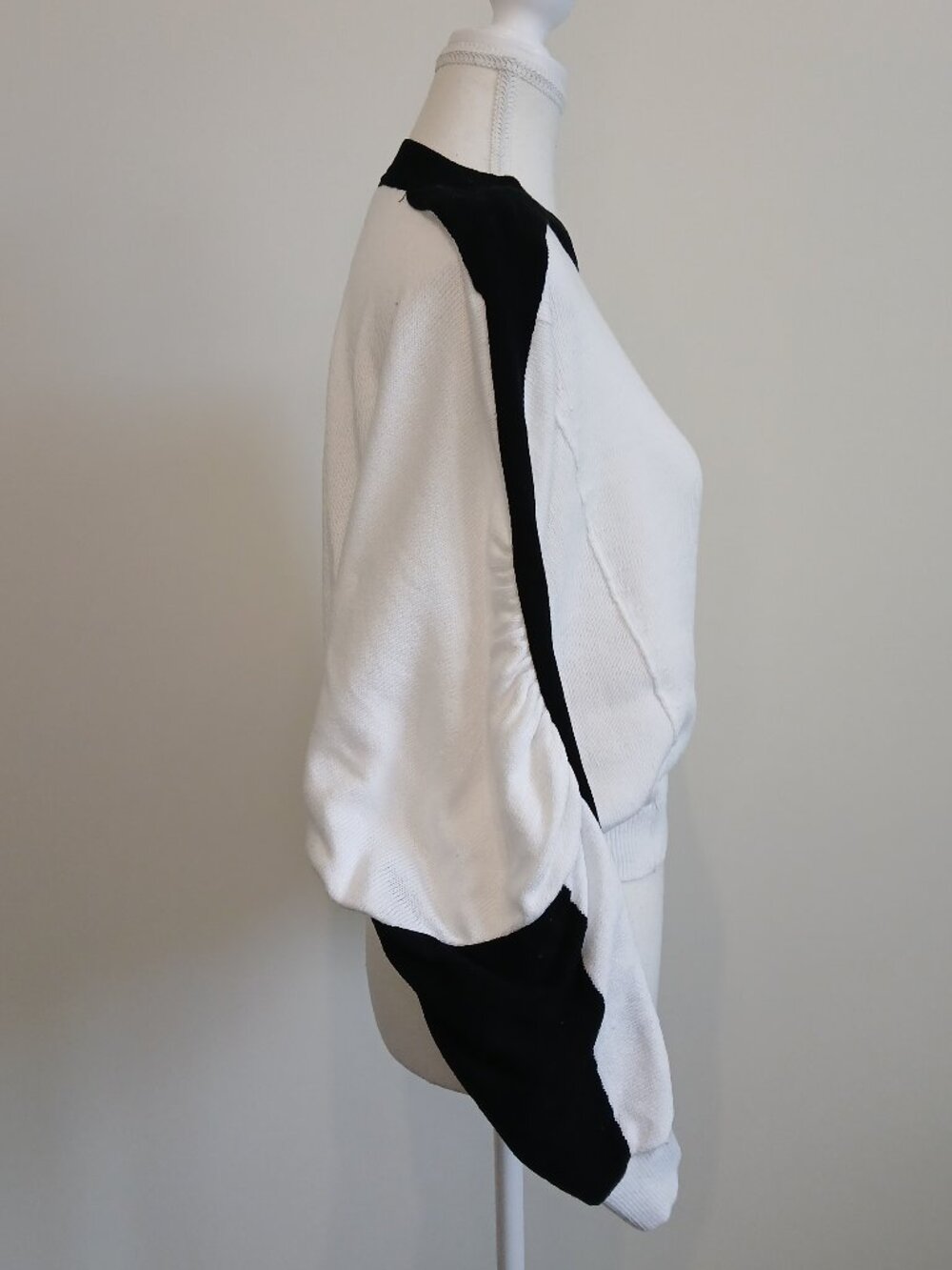 Anthropologie Maeve Dolman Sleeve Crew-Neck Color-Blocked Sweater Size XS - Picture 5 of 11